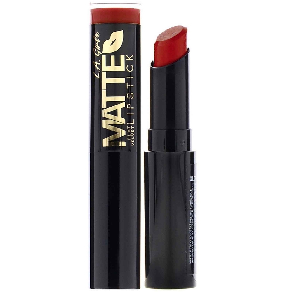3 x LA Girl Matte Flat Velvet Lipstick, Bite Me
